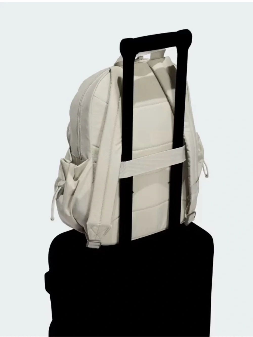 Adidas Beige Weekender Large Sports / Travel / Backpack Bag NEW - Picture 6 of 9